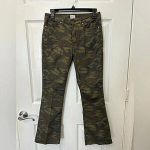 ! Ann Mashburn camo flare jeans